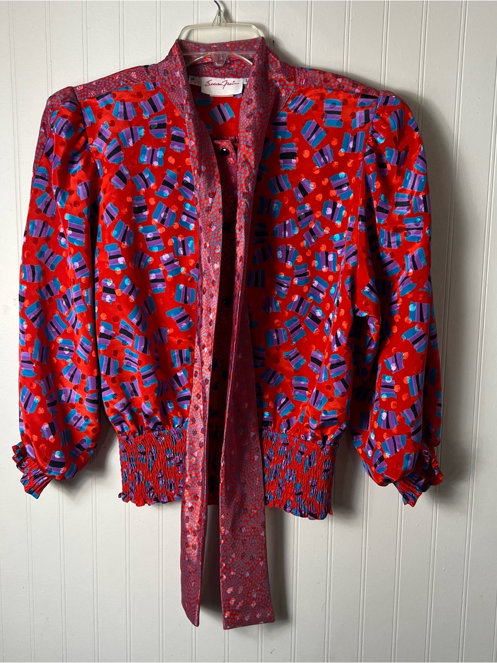 Vinage Susan Freis Boho Dress Skirt Blouse Set Large